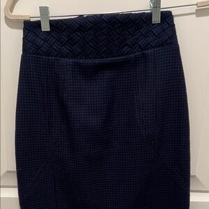 Adam Lippes Elegant Navy Blue Women's Skirt